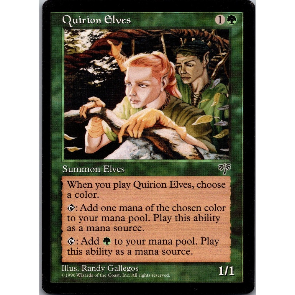 Magic The Gathering Quirion Elves Beatdown Box Set 60 Common LP MTG Card